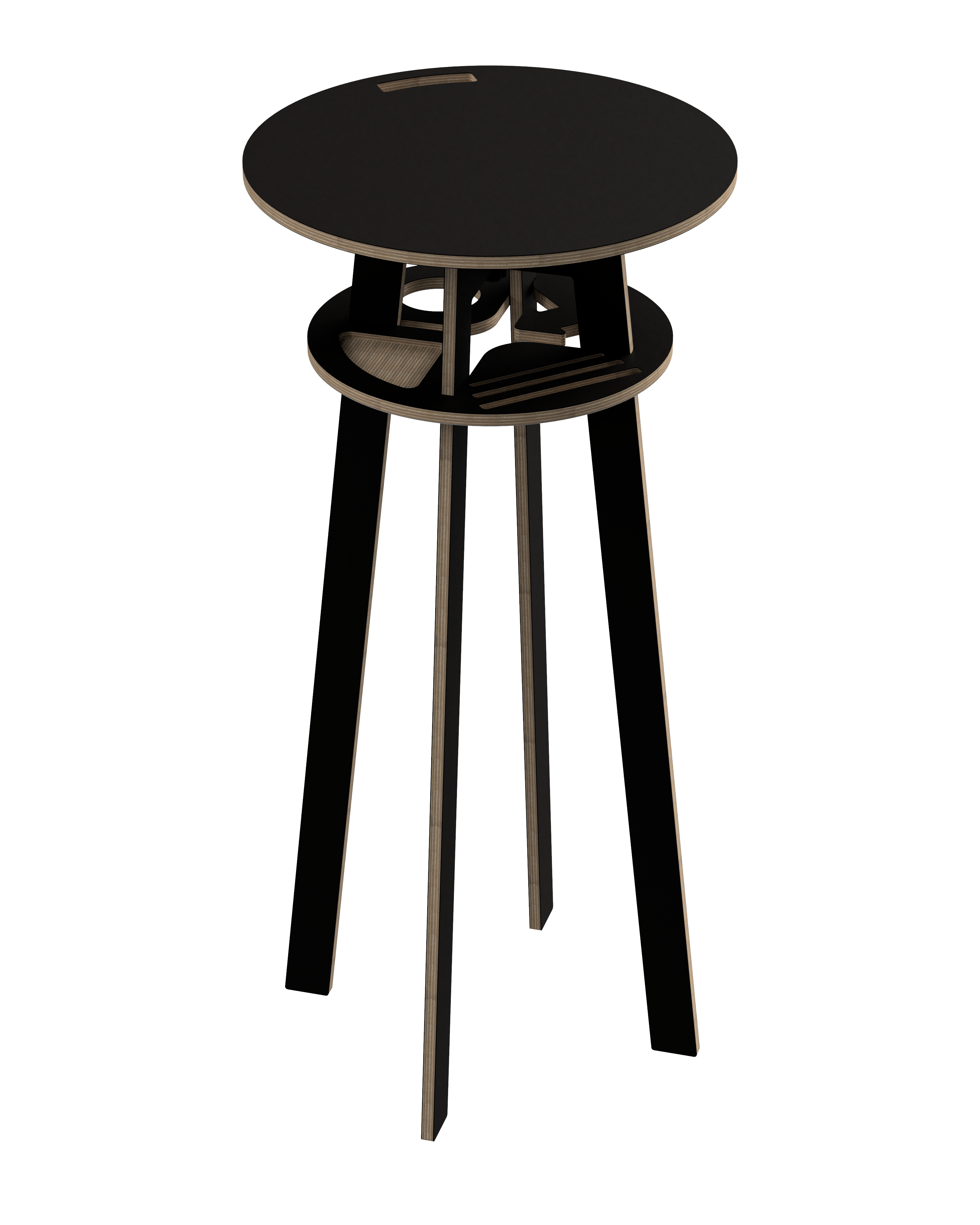 Orbit Anywhere Circle Standing Desk Small Space Furniture