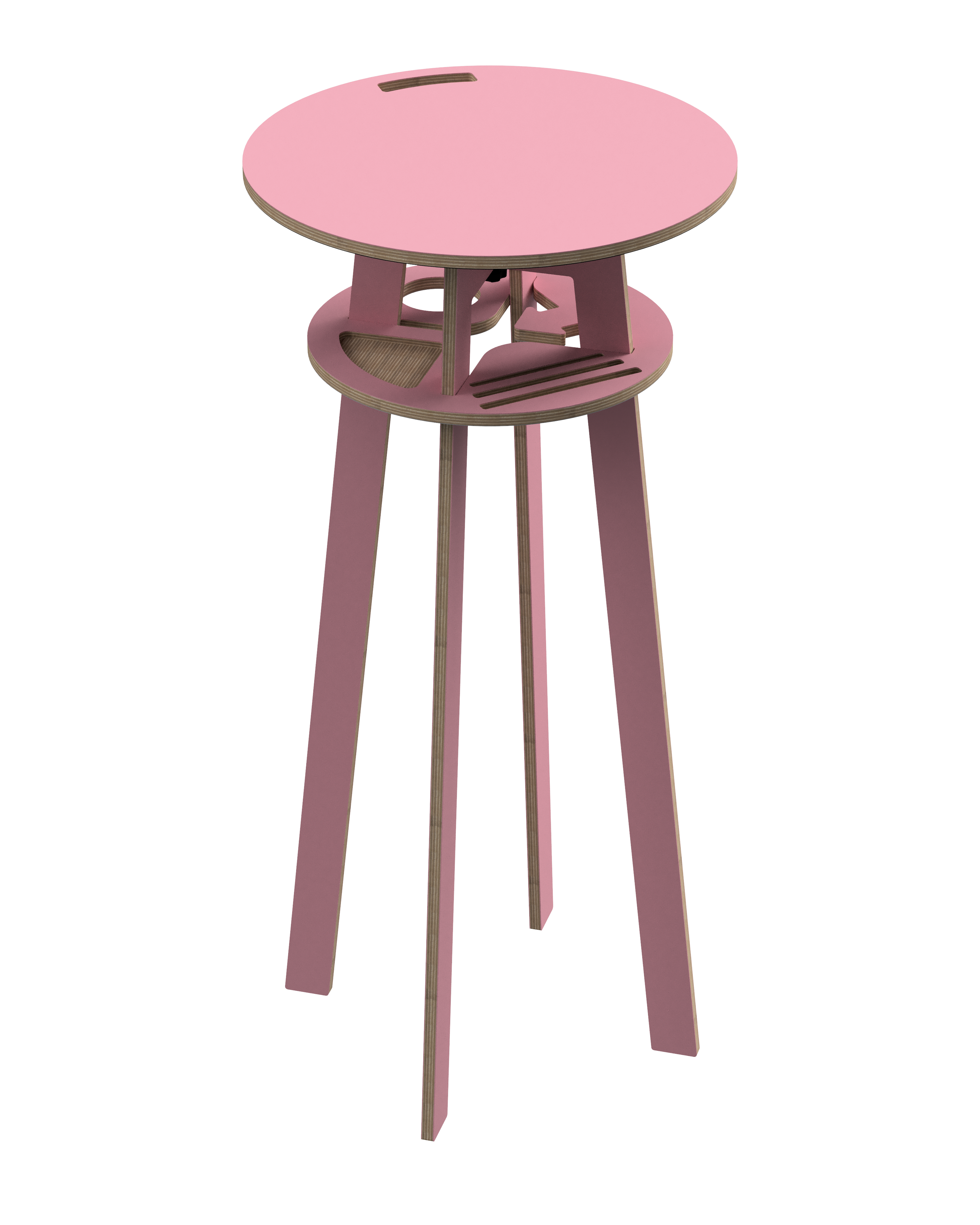 Orbit Anywhere Circle Standing Desk Small Space Furniture