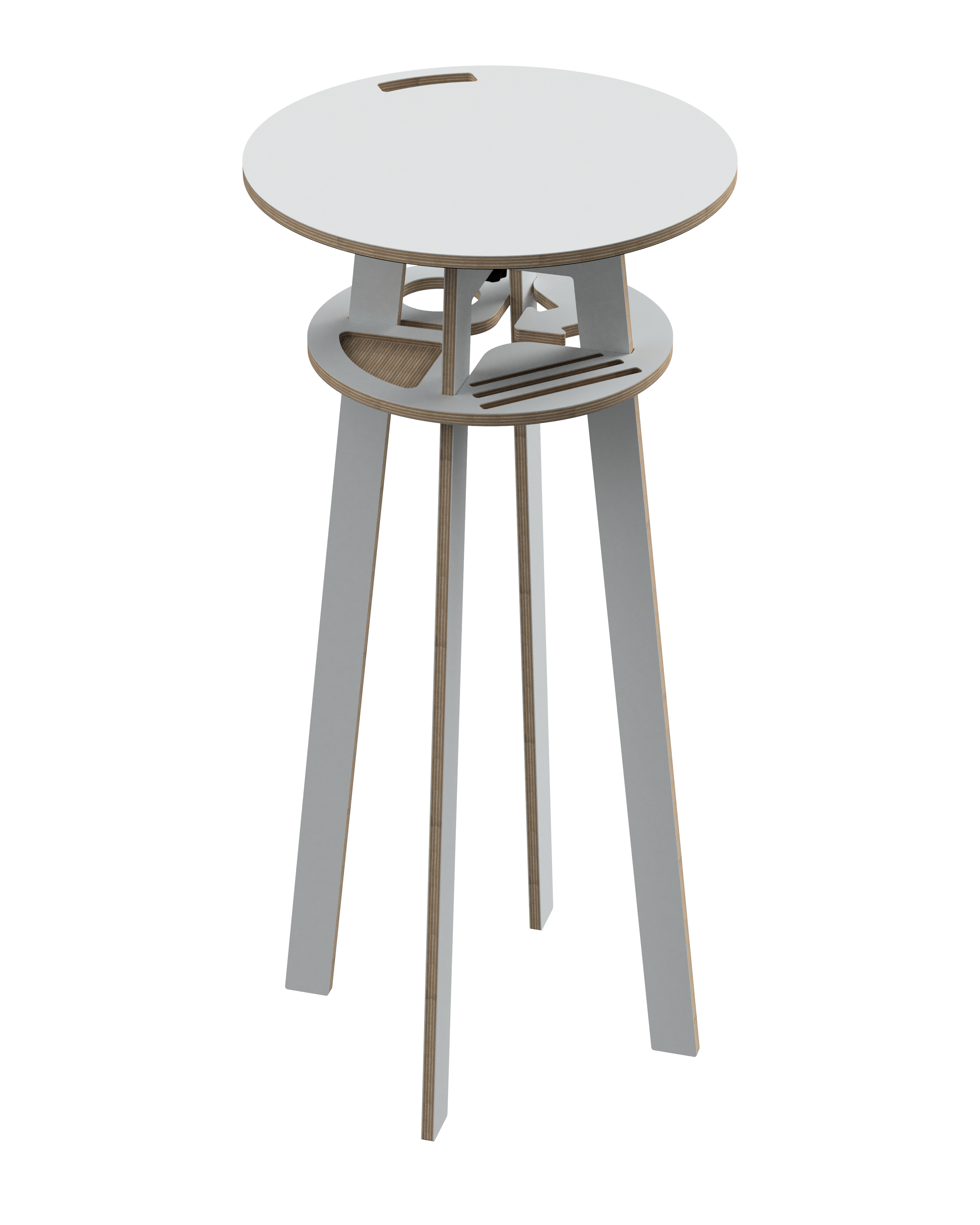 Orbit Anywhere Circle Standing Desk Small Space Furniture