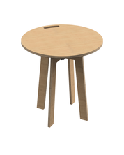 Orbit Anywhere Circle Side Table Small Space Furniture