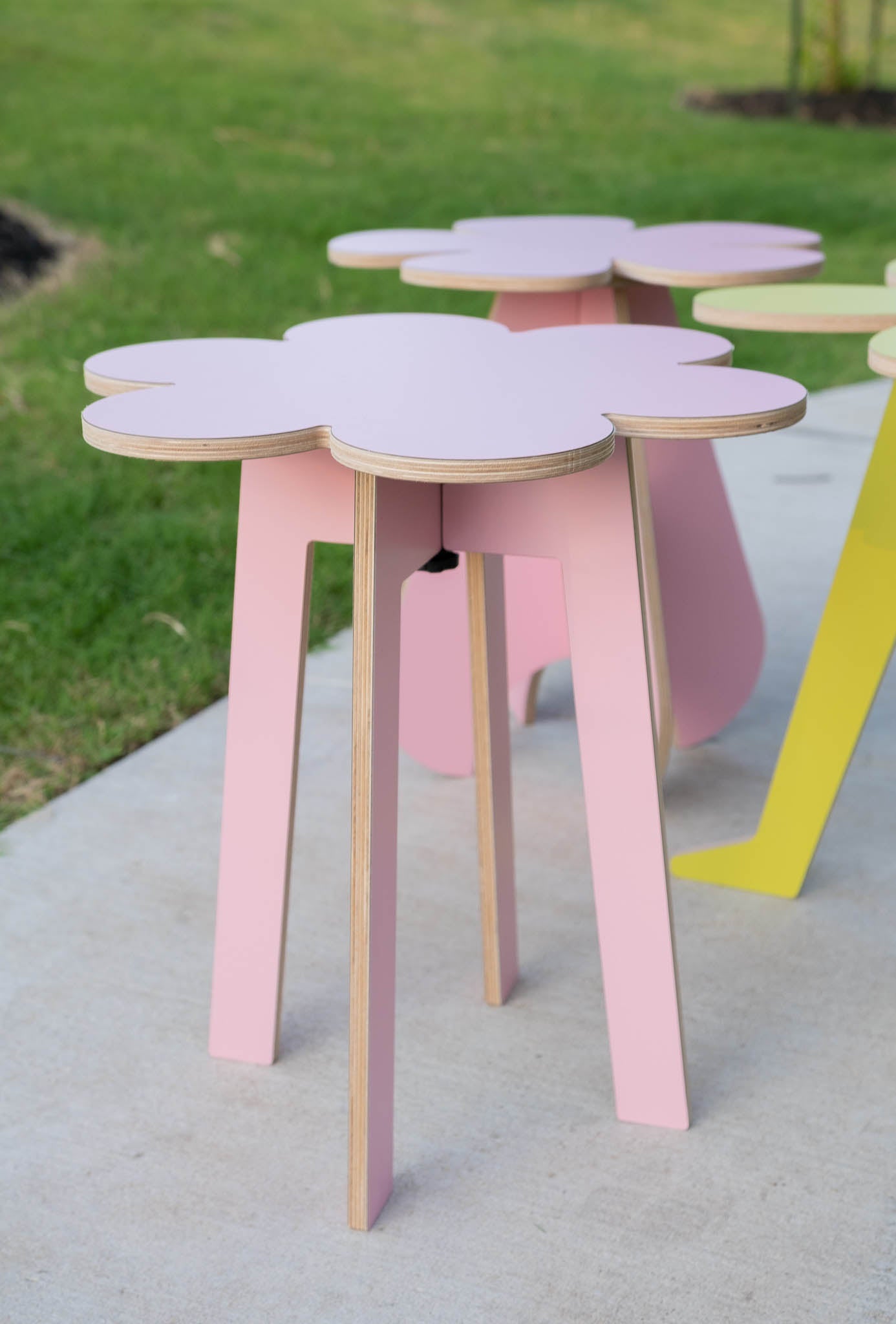 Orbit Anywhere Flower no.1 All Pink Side Table Perfect Gift
