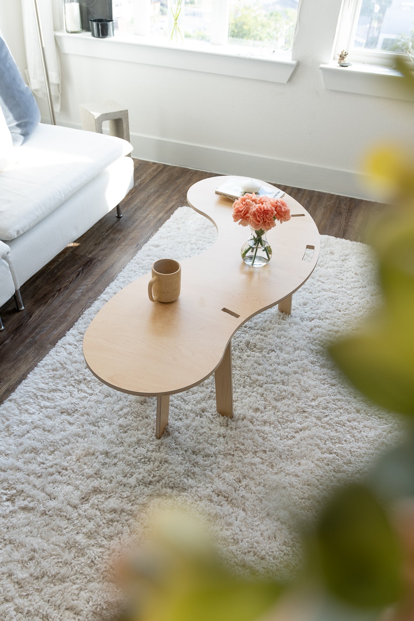 Orbit Anywhere Squiggle Coffee Table Small Space Furniture