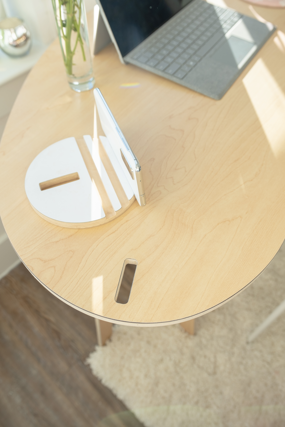 Orbit Anywhere The Big Bean Desk Small Space Furniture