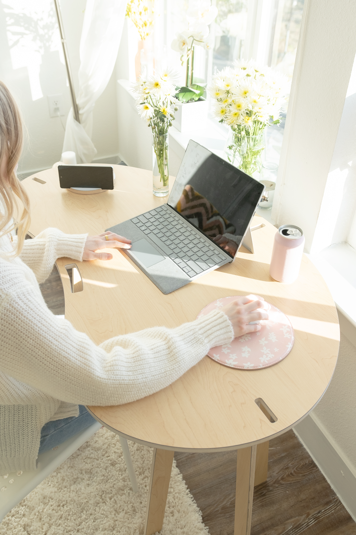 Orbit Anywhere The Big Bean Desk Small Space Furniture