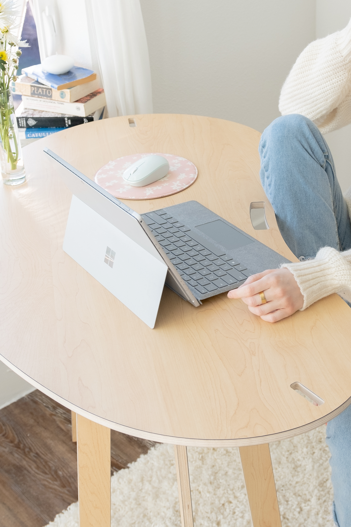 Orbit Anywhere The Big Bean Desk Small Space Furniture