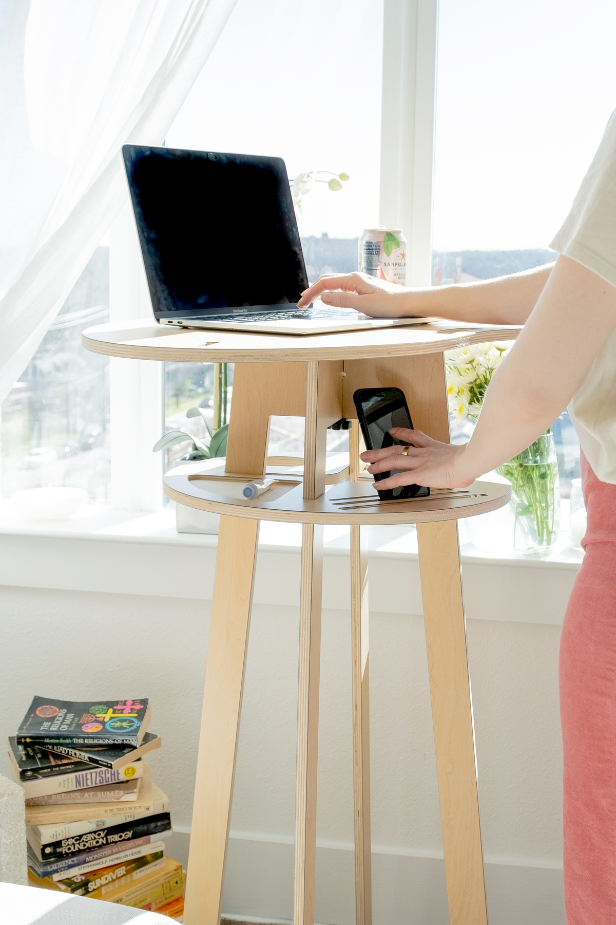Orbit Anywhere Little Bean Standing Desk Small Space Furniture