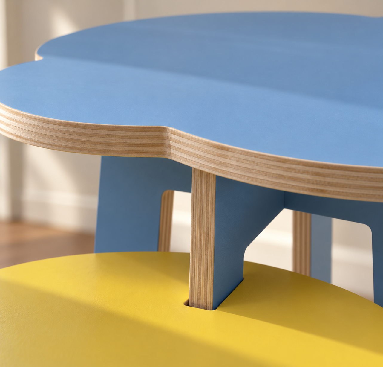 orbit anywhere Sun & Sky colorful furniture nesting tables