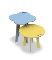 orbit anywhere Sun & Sky colorful furniture nesting tables