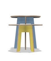 orbit anywhere Sun & Sky colorful furniture nesting tables