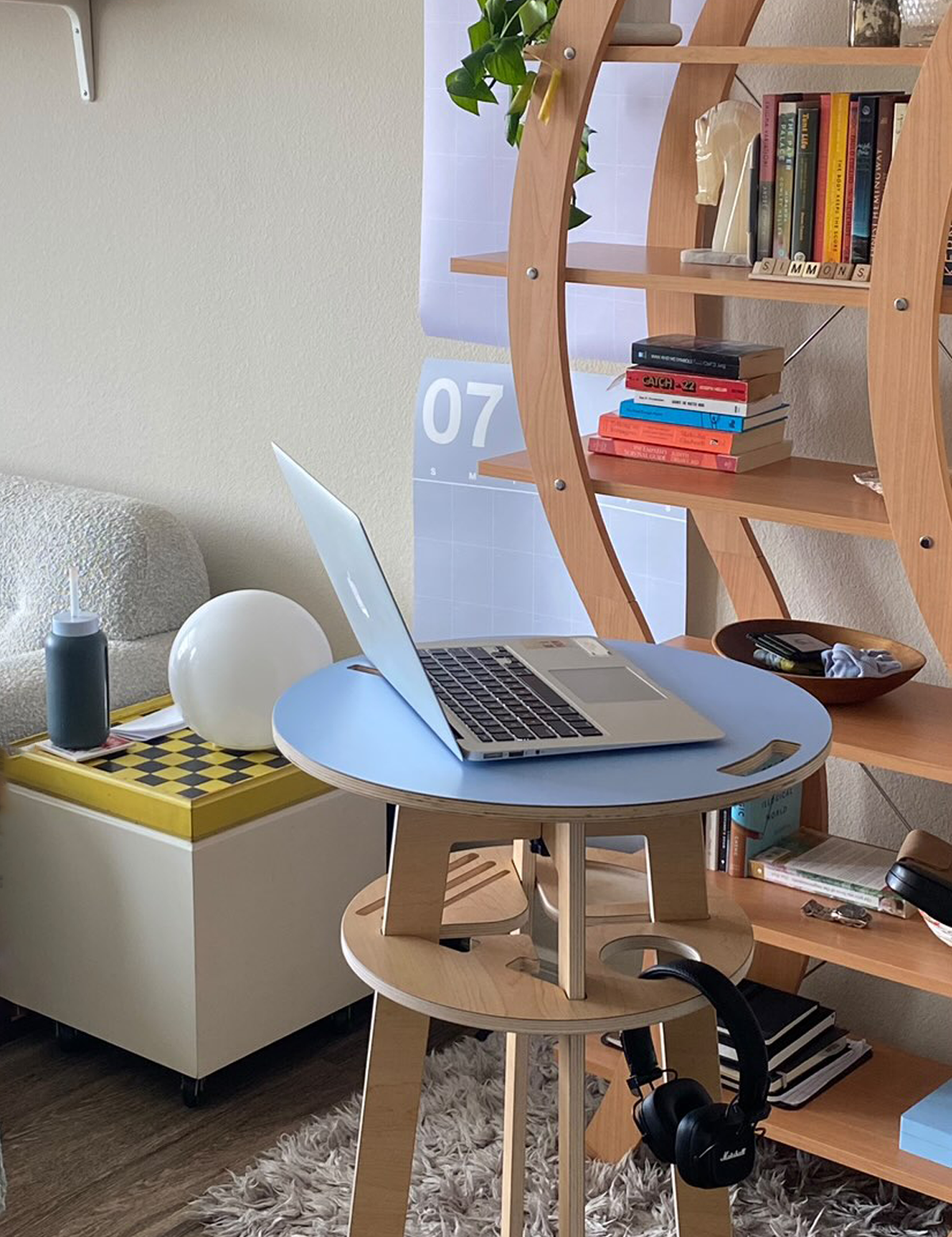 Orbit Anywhere Circle Standing Desk Small Space Furniture