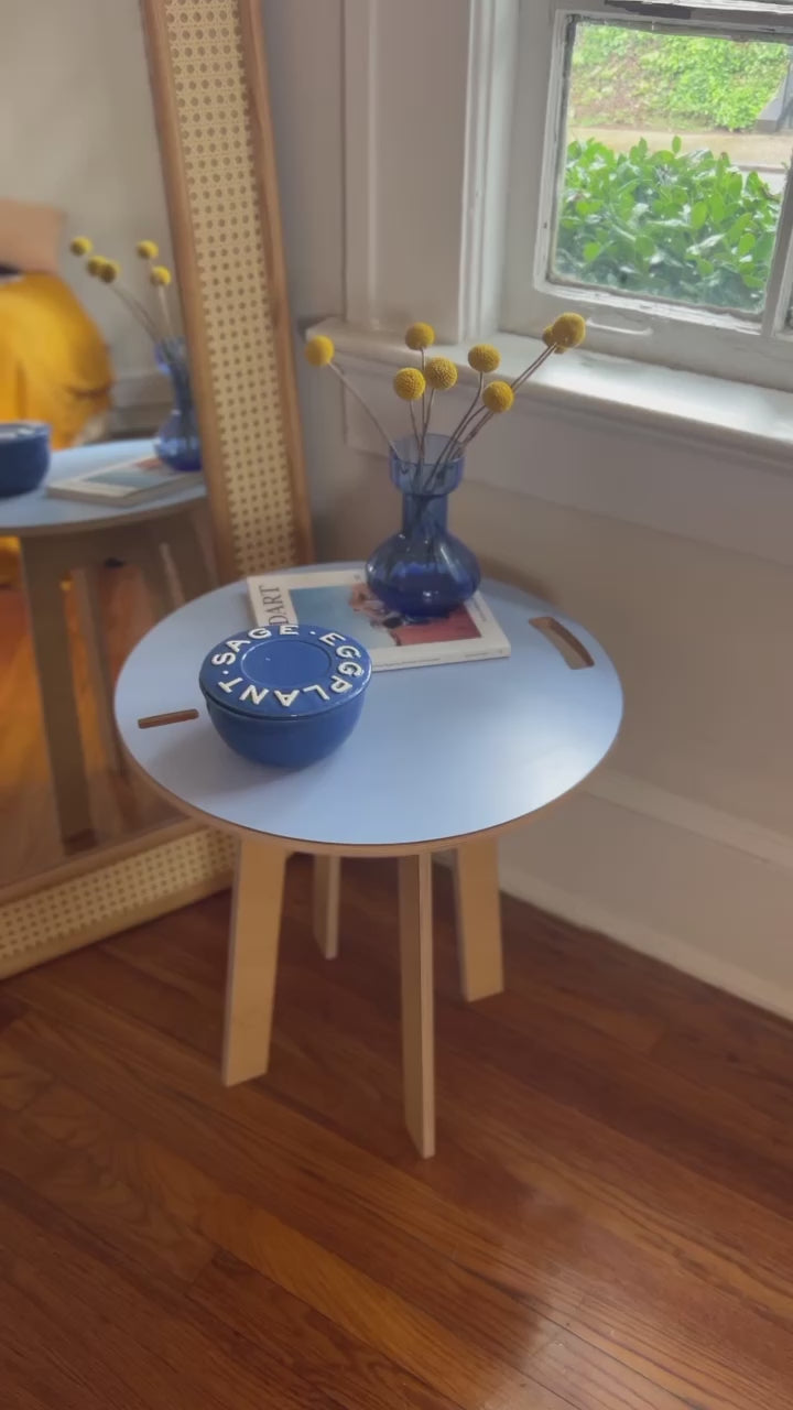 Orbit Anywhere Squiggle Coffee Table Circle Side Table