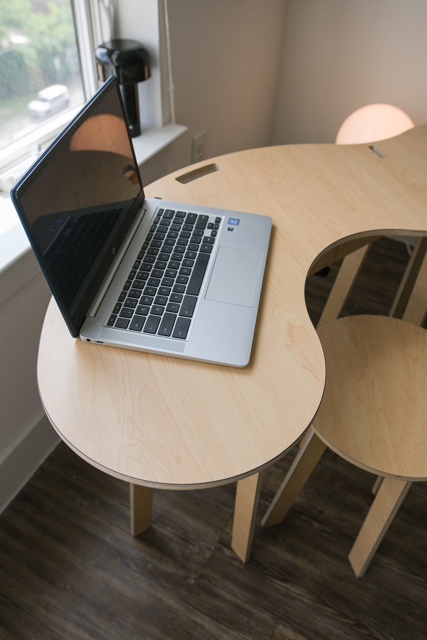 Orbit Anywhere Squiggle Desk Small Space Furniture