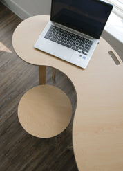 Orbit Anywhere Squiggle Desk Small Space Furniture