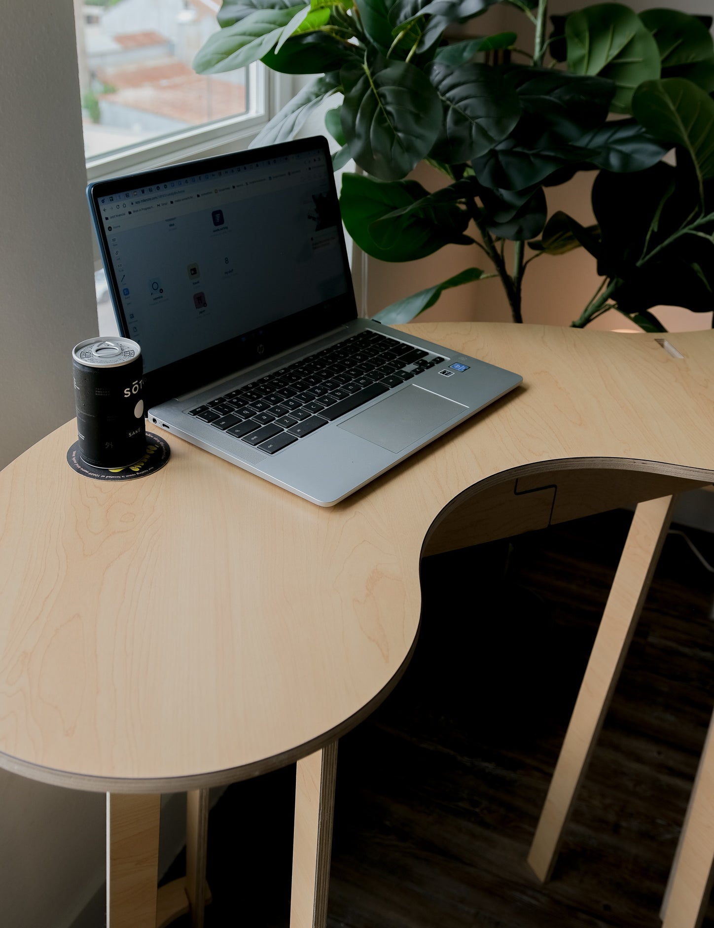 Orbit Anywhere Squiggle Standing Desk Small Space Furniture