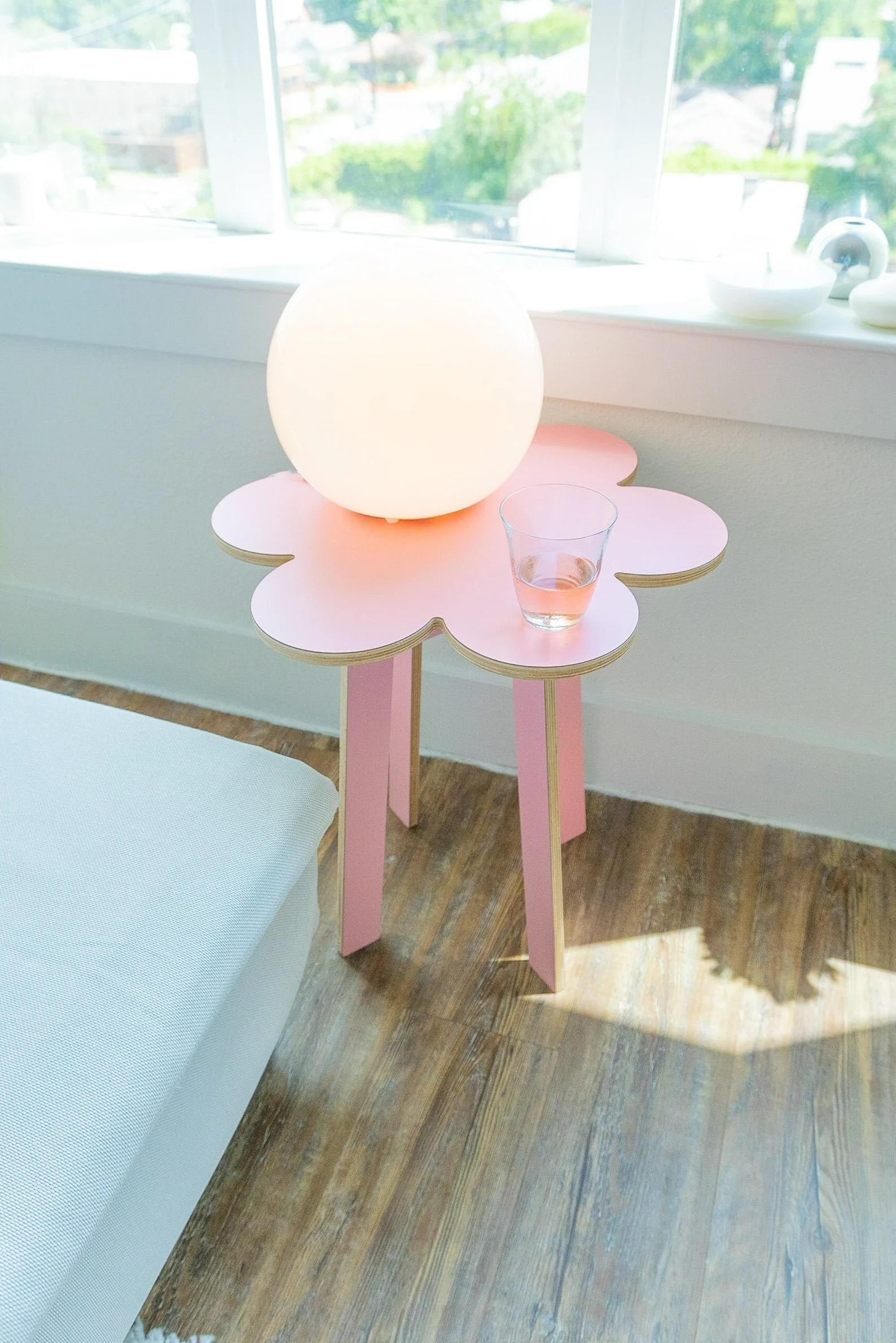 Orbit Anywhere Flower no.1 All Pink Side Table Perfect Gift