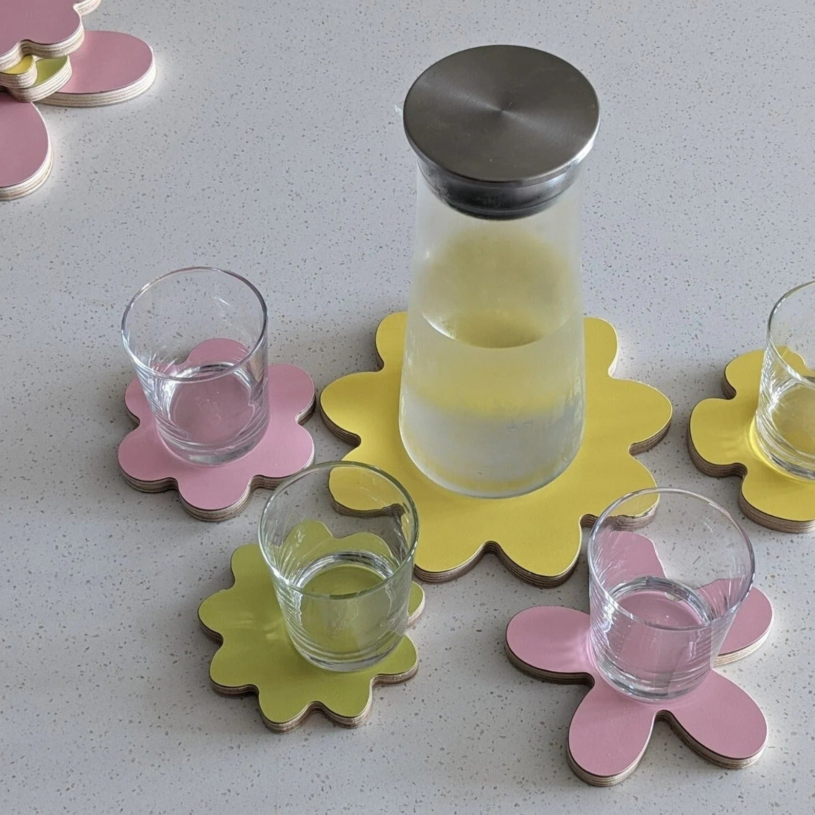 flower coasters