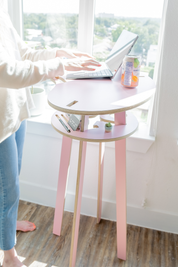 Orbit Anywhere Pink Little Bean Standing Desk Small Space Furniture