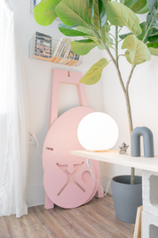 Orbit Anywhere Pink Little Bean Standing Desk Small Space Furniture