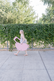 Orbit Anywhere Pink Little Bean Standing Desk Small Space Furniture