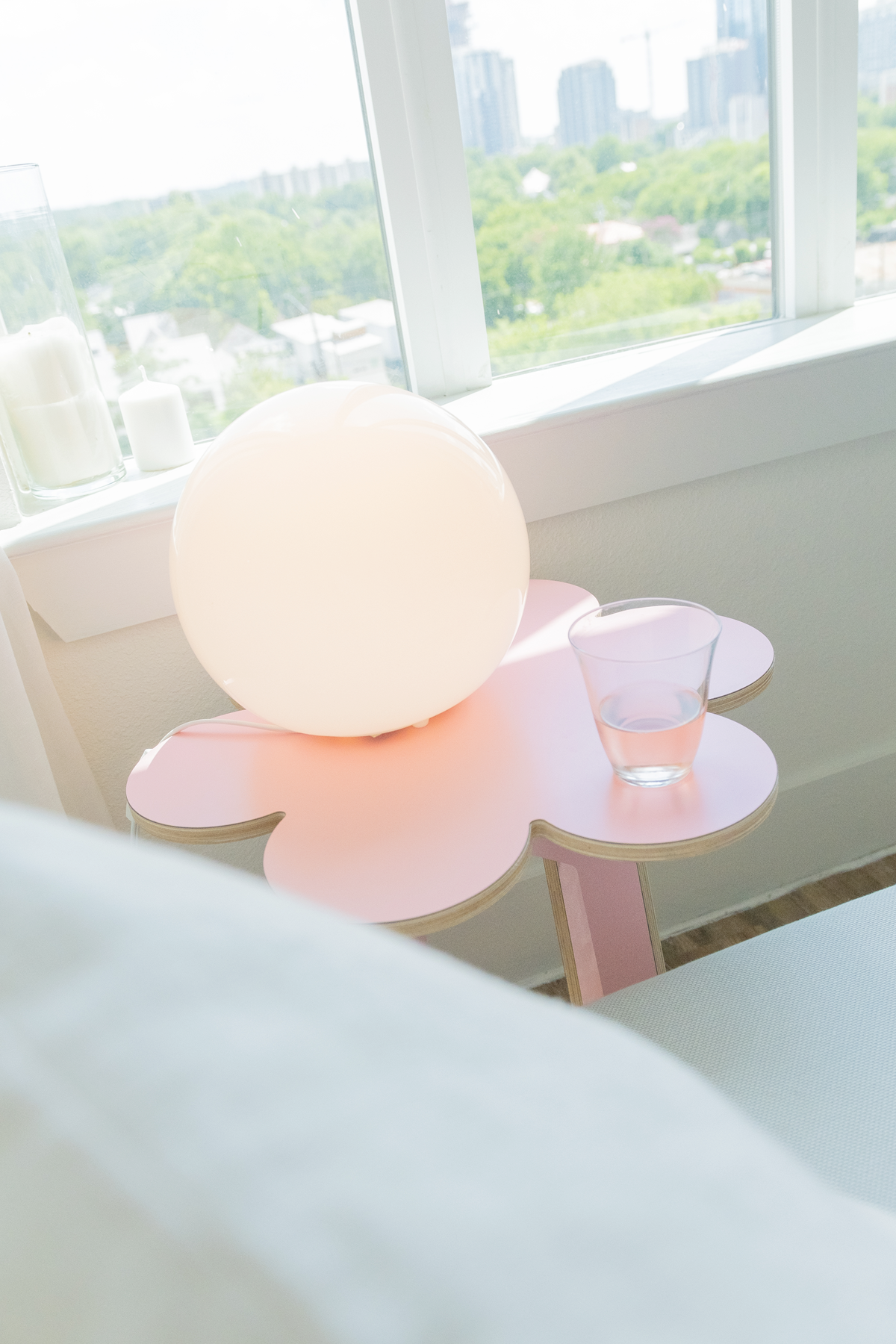 Orbit Anywhere Flower no.1 All Pink Side Table Perfect Gift