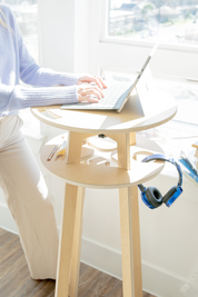 Orbit Anywhere Circle Standing Desk Small Space Furniture