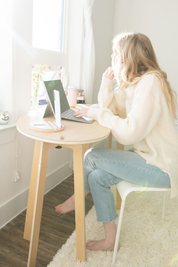 Orbit Anywhere The Big Bean Desk Small Space Furniture