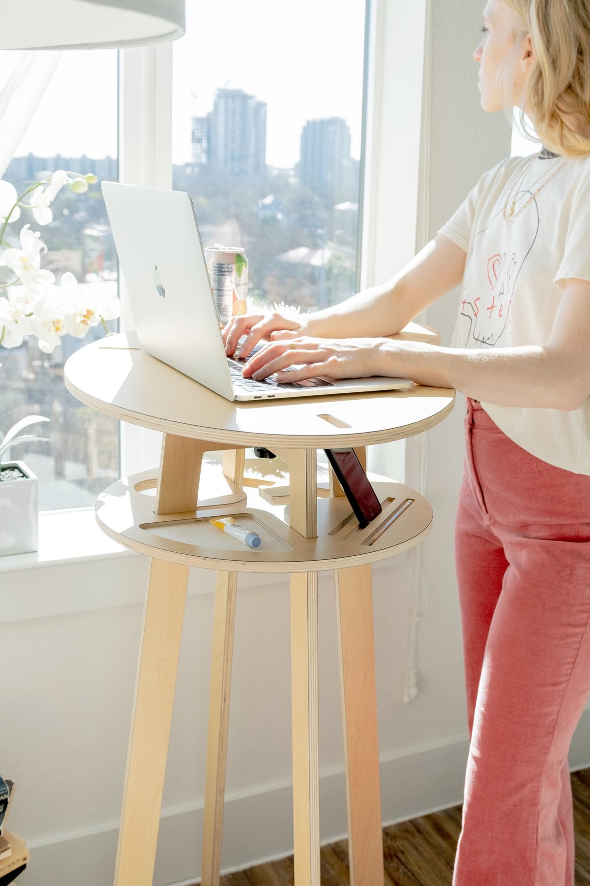 Orbit Anywhere Little Bean Standing Desk Small Space Furniture