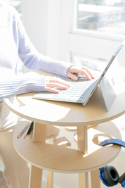 Orbit Anywhere Circle Standing Desk Small Space Furniture