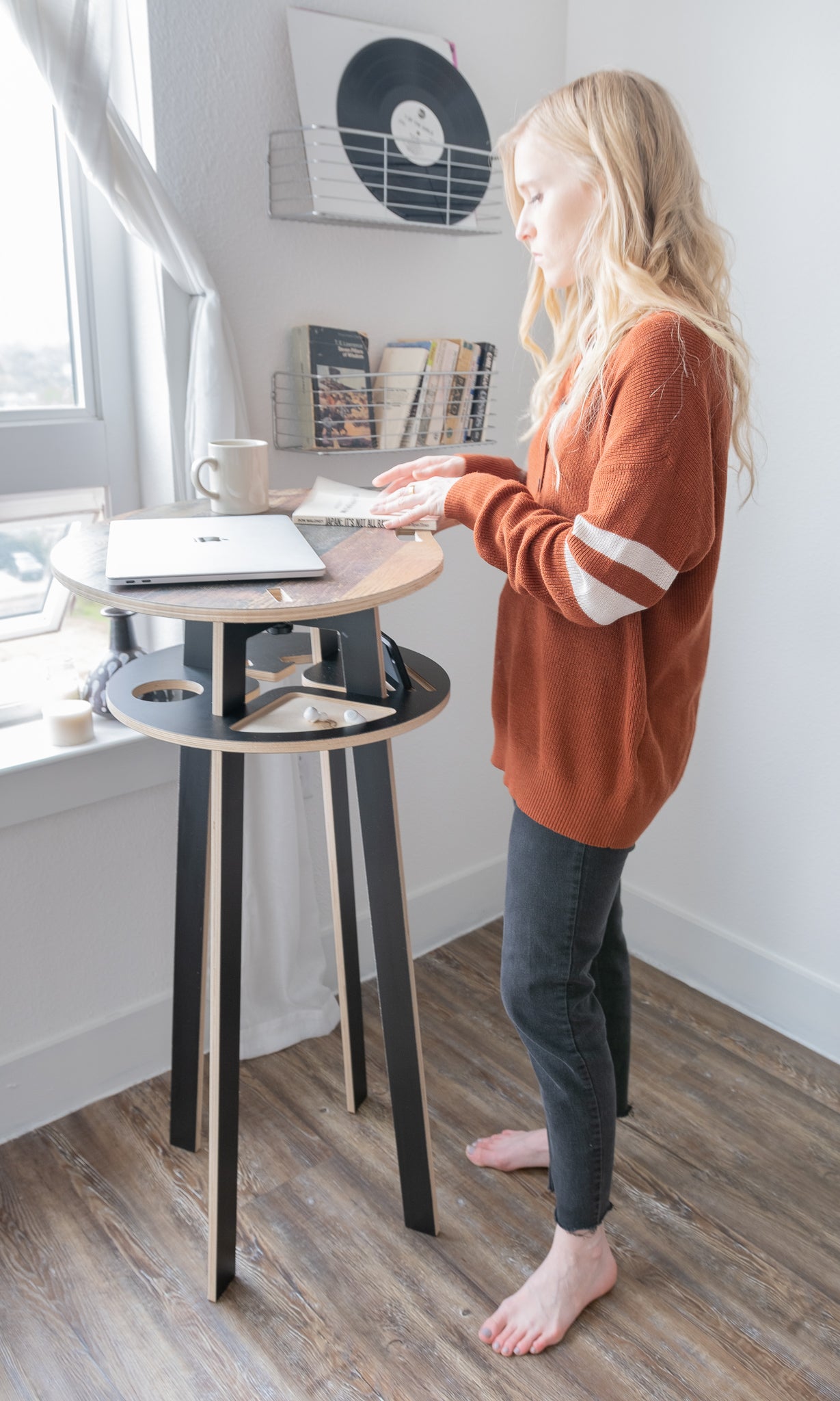 Orbit Anywhere Little Bean Standing Desk Small Space Furniture